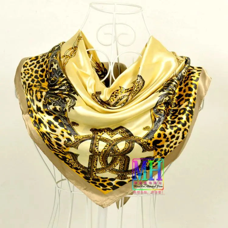 BYSIFA Yellow Green Scarves Bufandas Female Scarfs Shawl