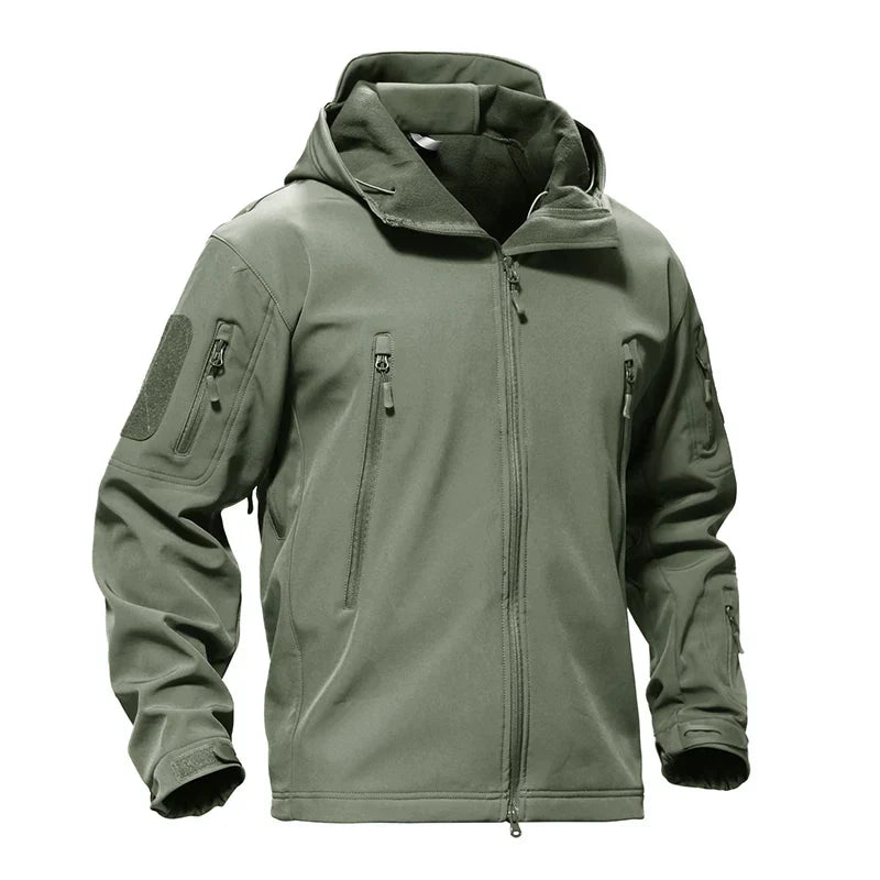 TACVASEN Winter Waterproof Fleece Lined Jackets Men's Safari