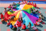 [Funny] Sports game 2M/3M/4M/5M/6M Diameter Outdoor Rainbow Umbrella