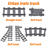 MOC Railway Track Train Tracks Straight Curved Soft