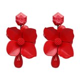 New Design Fashion Bohemin Flowers Drop Earrings Trendy