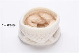 Female Warm Cashmere Tube Scarf Children Knitted Cowl