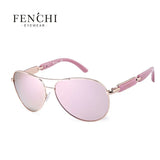 FENCHI 2021 Pink Sunglasses Women Polarized Sunglasess 2020