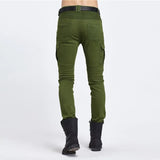 Biker Jeans Punk Style Cargo Pocket Jeans Skinny
