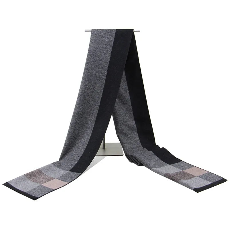 Newest fashion design casual scarves winter Men's cashmere