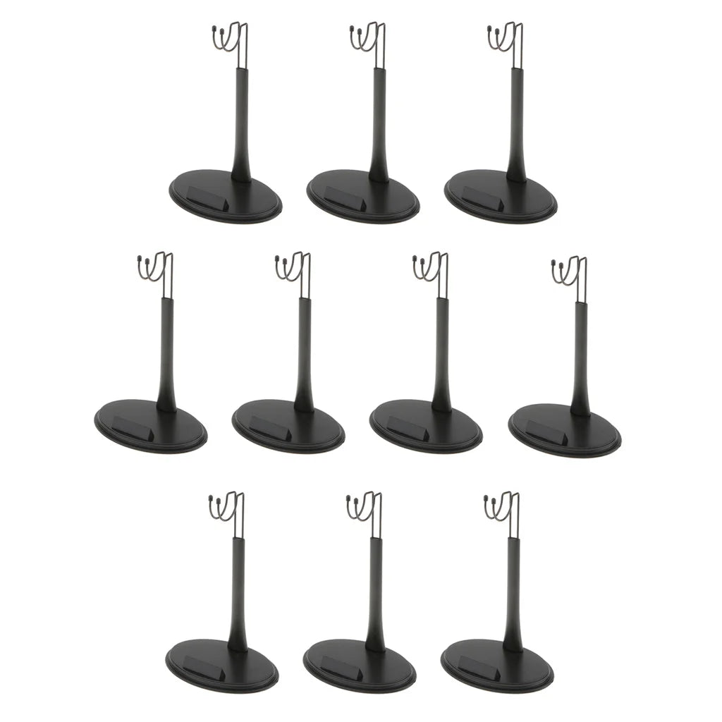 10Pcs Black 1/6 Scale 12inch Action Figures Dolls