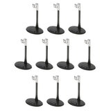 10Pcs Black 1/6 Scale 12inch Action Figures Dolls