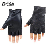 WarBLade Fashion Women Fingerless Gloves Breathable Soft Leather