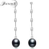 Genuine Freshwater Natural Long Pearl Earrings for Women,Trend