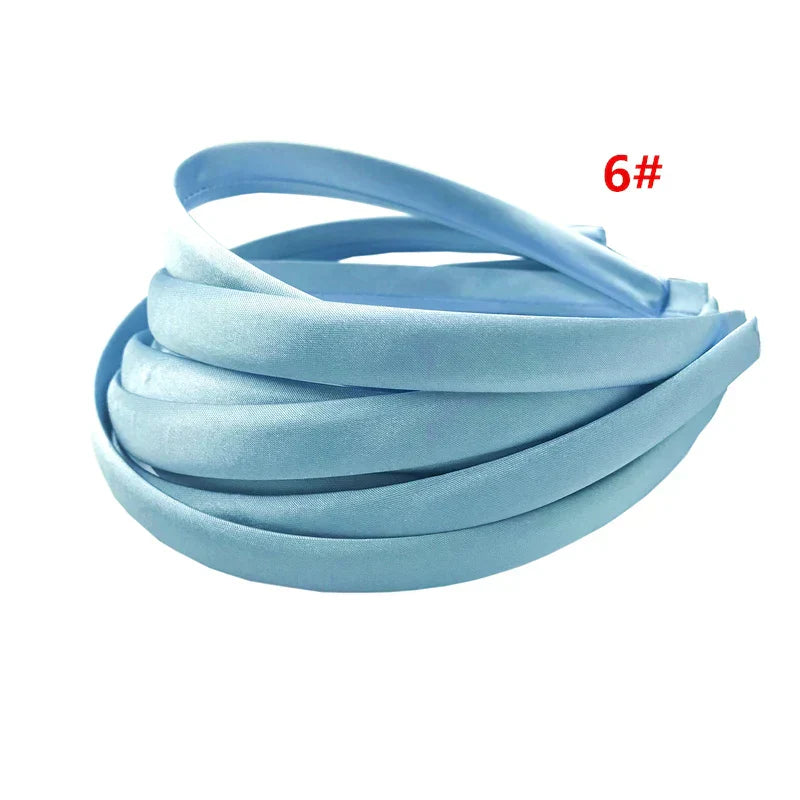 24Pcs/Lot 15mm 24 Colors Satin Fabric Covered Resin