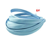 24Pcs/Lot 15mm 24 Colors Satin Fabric Covered Resin