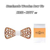Mahoosive New Floral Wood Bow Ties for Men