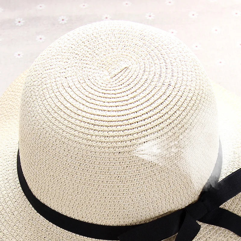 2018summer straw hat women big wide brim beach