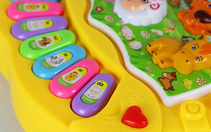 Baby Kids Musical Piano Toys Learning Animal Farm