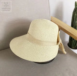 2018 Women's Sun Hat Big Bow Wide Brim