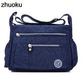 Luxury Women Messenger Bag Waterproof Nylon Shoulder Bags