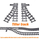 MOC Railway Track Train Tracks Straight Curved Soft
