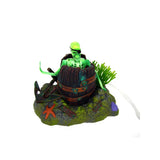 Hot Aquarium Decoration Skeleton on Toilet Fish Tank