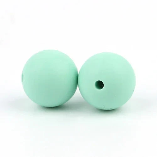 Joepeada 300Pcs/lots 12mm Round Silicone Teething Beads Food