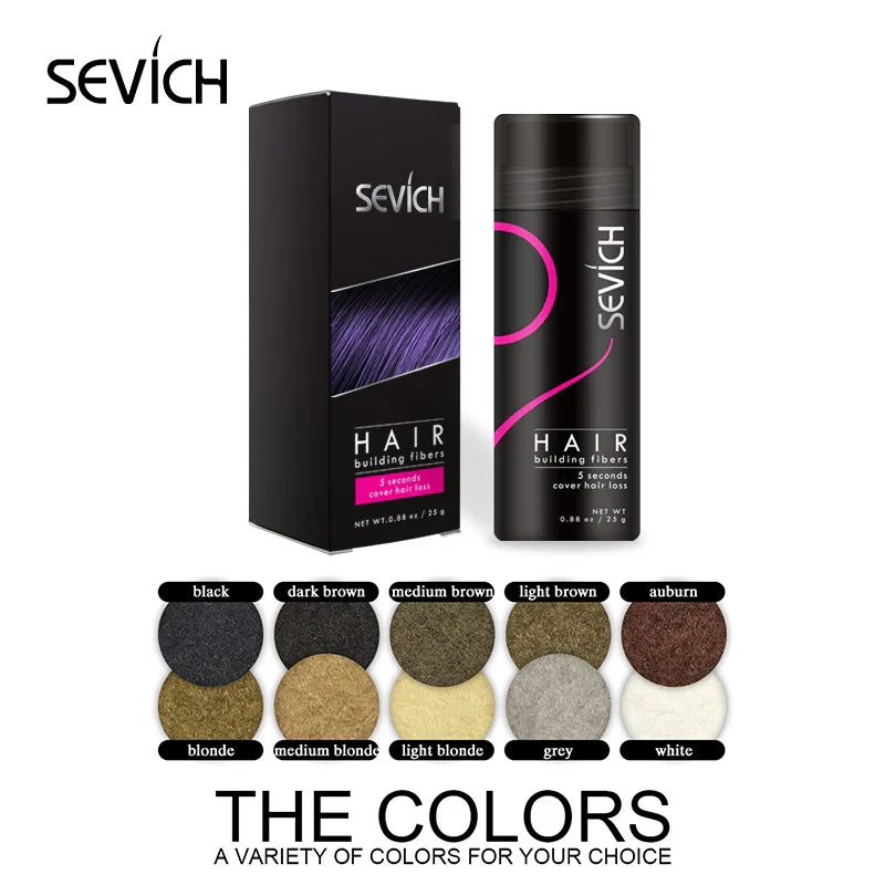 Sevich Hair Fiber 3 Kit 25g Keratin Fiber