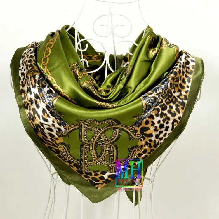 BYSIFA Yellow Green Scarves Bufandas Female Scarfs Shawl