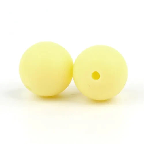 Joepeada 300Pcs/lots 12mm Round Silicone Teething Beads Food