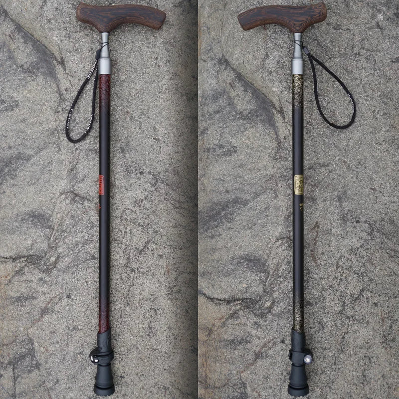 Adjustable Telescopic Canes Walking Sticks Easy Grip Handle