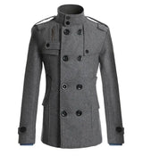 2022 New Men's Wool Overcoat Long Suit Men