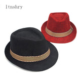 2019 Straw Cap Baby Hats Children Jazz Cap