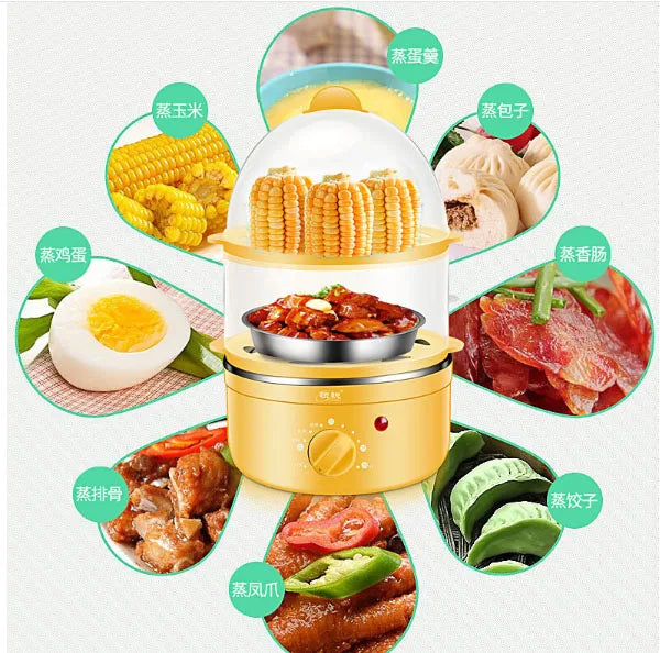 Electrical Egg Steamer 30 Minutes Timer Auto Power