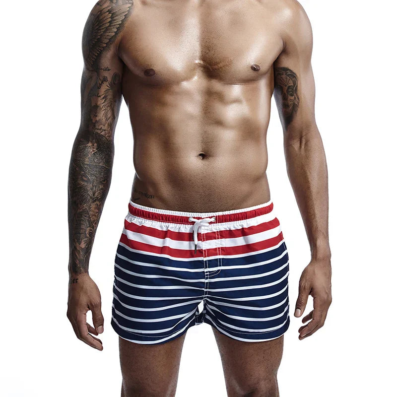 Men's Printed Board Shorts Quick Dry Beach Shorts