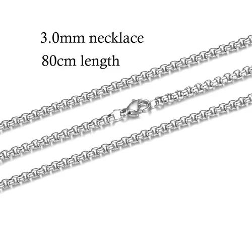 10pcs/lot 316 Stainless Steel Necklace and Bracelet Chain