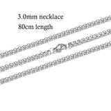 10pcs/lot 316 Stainless Steel Necklace and Bracelet Chain