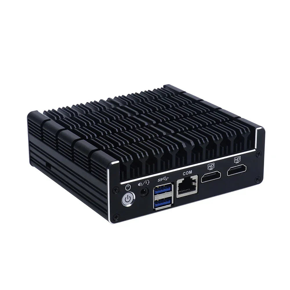 Yanling Latest Intel J3060 Fanless Mini PC Dual