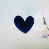 100pcs/lot DIY Velvet Heart padded applique Crafts with