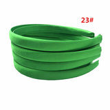 24Pcs/Lot 15mm 24 Colors Satin Fabric Covered Resin