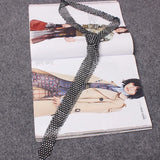 TWOTWINSTYLE Tie Necklace With Scarf For Women Diamonds