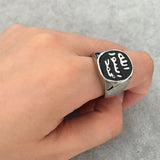 islam Prophet Muhammad ring stainless steel ring muslim