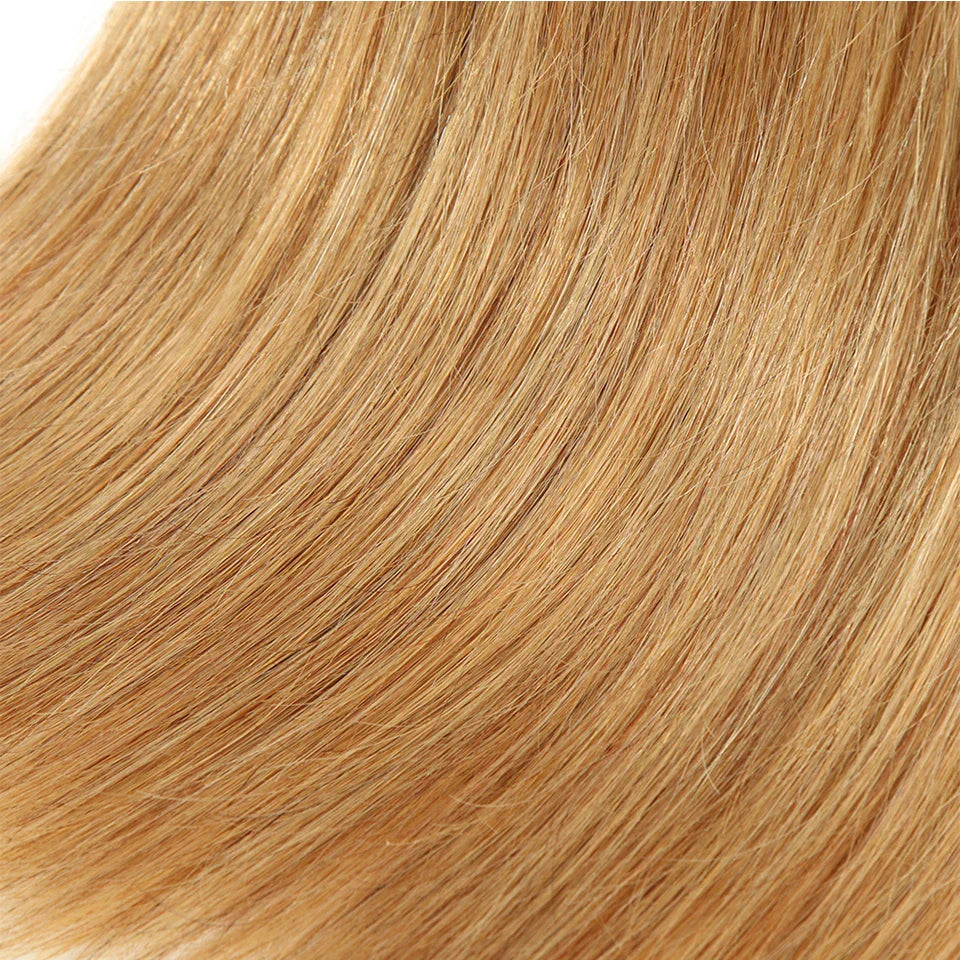 Sleek Honey Blonde 27 Color Mink Brazilian Natural