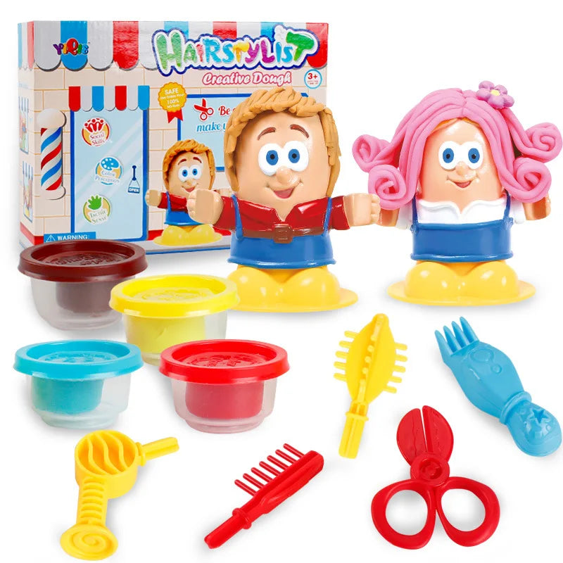 Creative Barbershop Haircut Hairdresser Color Clay Series Polymer