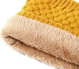 Female Warm Cashmere Tube Scarf Children Knitted Cowl