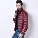 FGKKS Autumn Lightweight Thin Duck Down Jacket Men