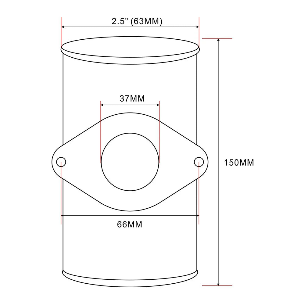 Turbo Aluminum Flange Pipe For GDRS FV RZ