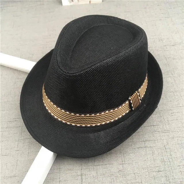 2019 Straw Cap Baby Hats Children Jazz Cap