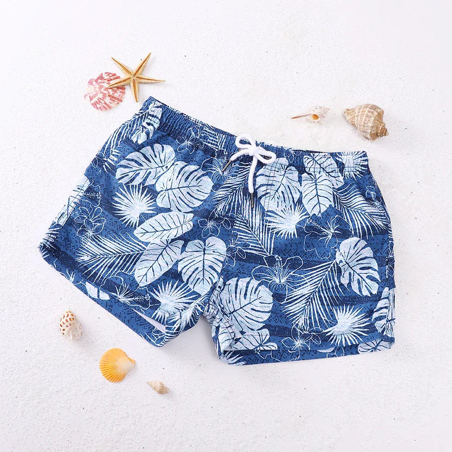 Men's Printed Board Shorts Quick Dry Beach Shorts