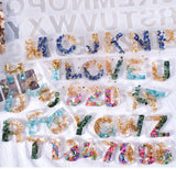 With Holes Alphabet & Number Resin Mould Letter