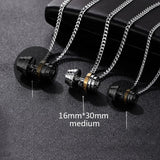 dumbbel necklace male Couple necklace pendant stainless steel