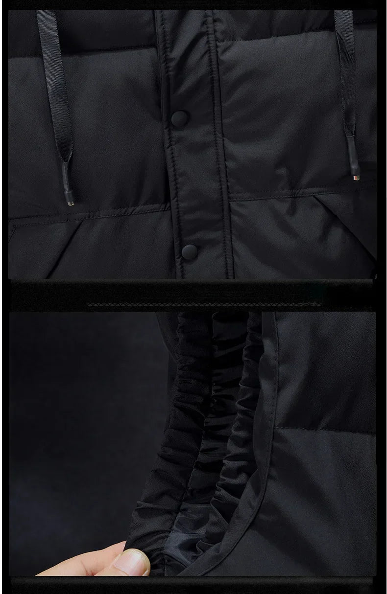 Winter Men Plus Size 7xl 8xl Parka Vest