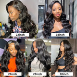 Body Wave Bundles With 6x6 Closure Brazilian Hair