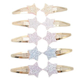 10pcs/lot Small Size Girls Hairclips Glitter Heart Birthday
